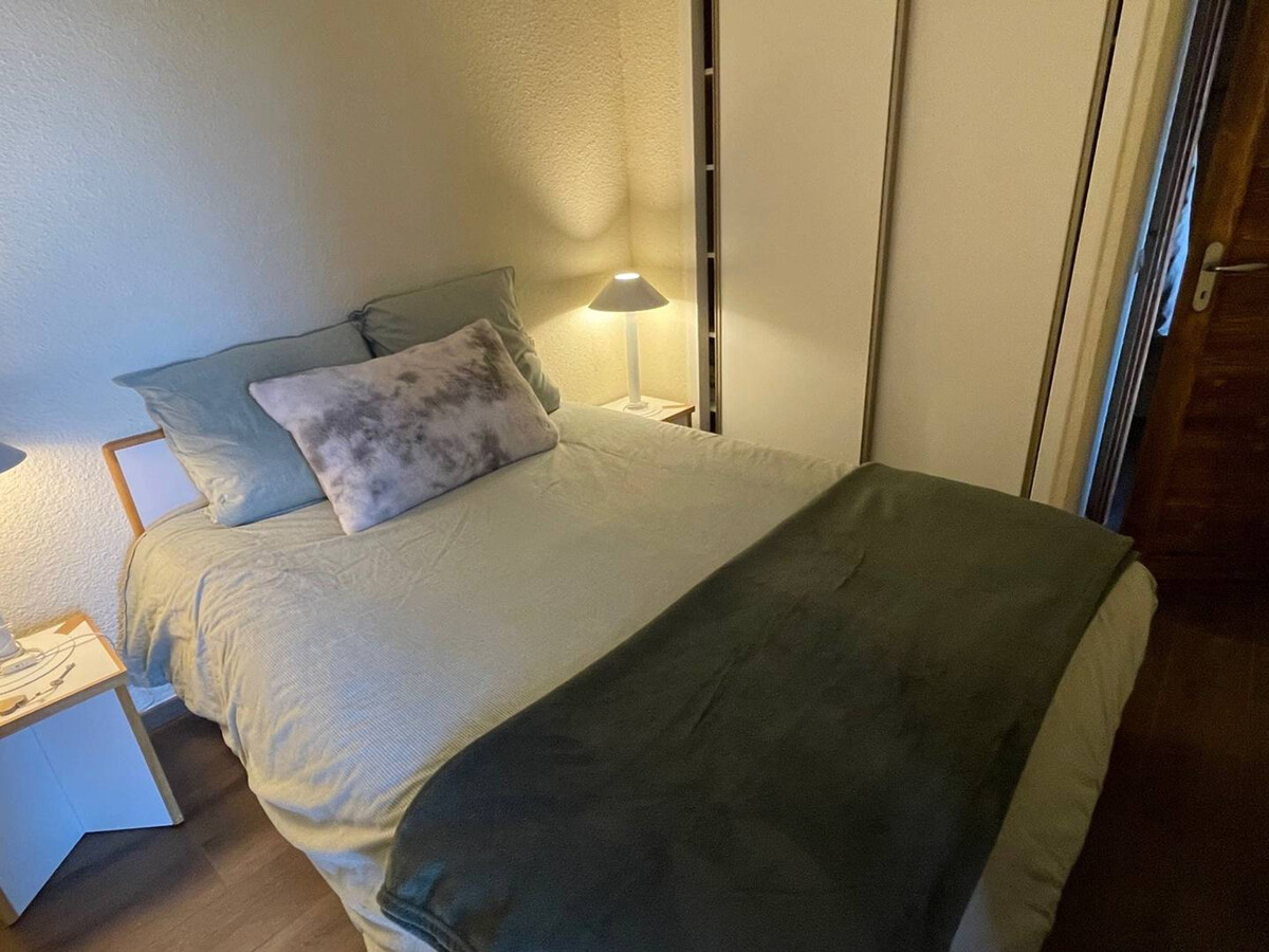 Appartement 4 pers, 2 ch, 200m des pistes, balcon montagne - Photo 6