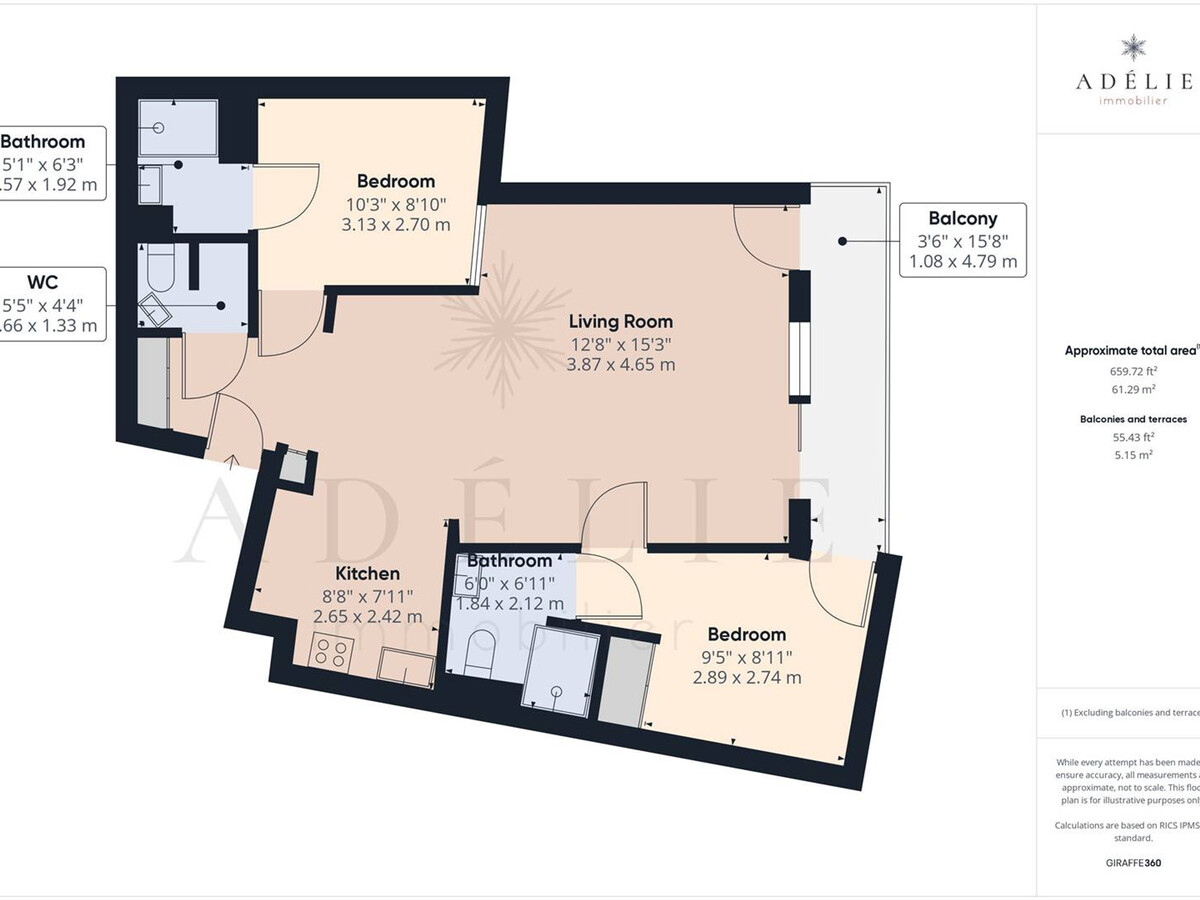 Appartement neuf 3 pièces, balcon sud, 450 m des pistes - Photo 16