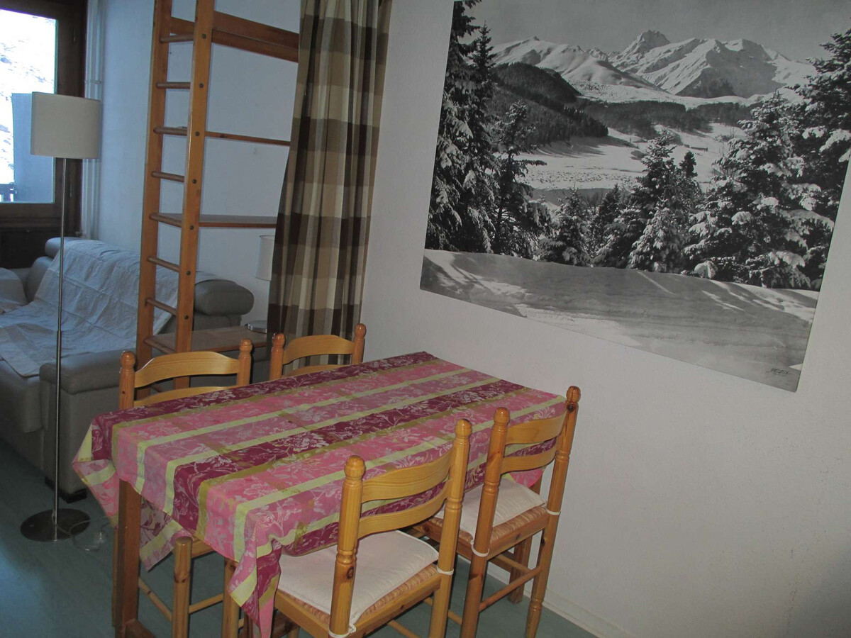 Studio 4 pers La Mongie, balcon sud face pistes - Photo 3