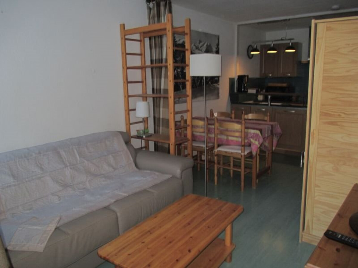 Studio 4 pers La Mongie, balcon sud face pistes - Photo 4
