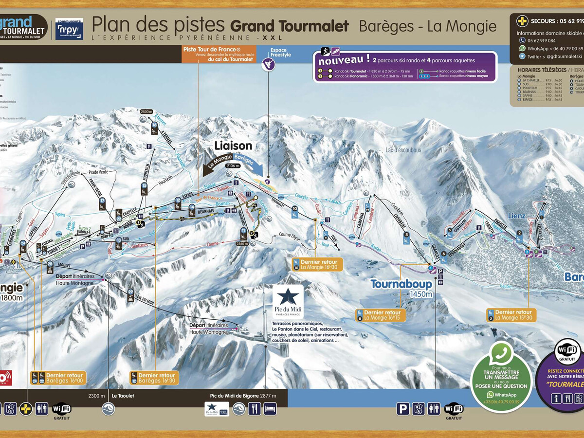 Studio 4 pers La Mongie, balcon sud face pistes - Photo 12