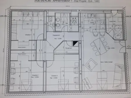 Appartement 3 chambres au Thillot, terrasse et ski à 15 km : photo 26