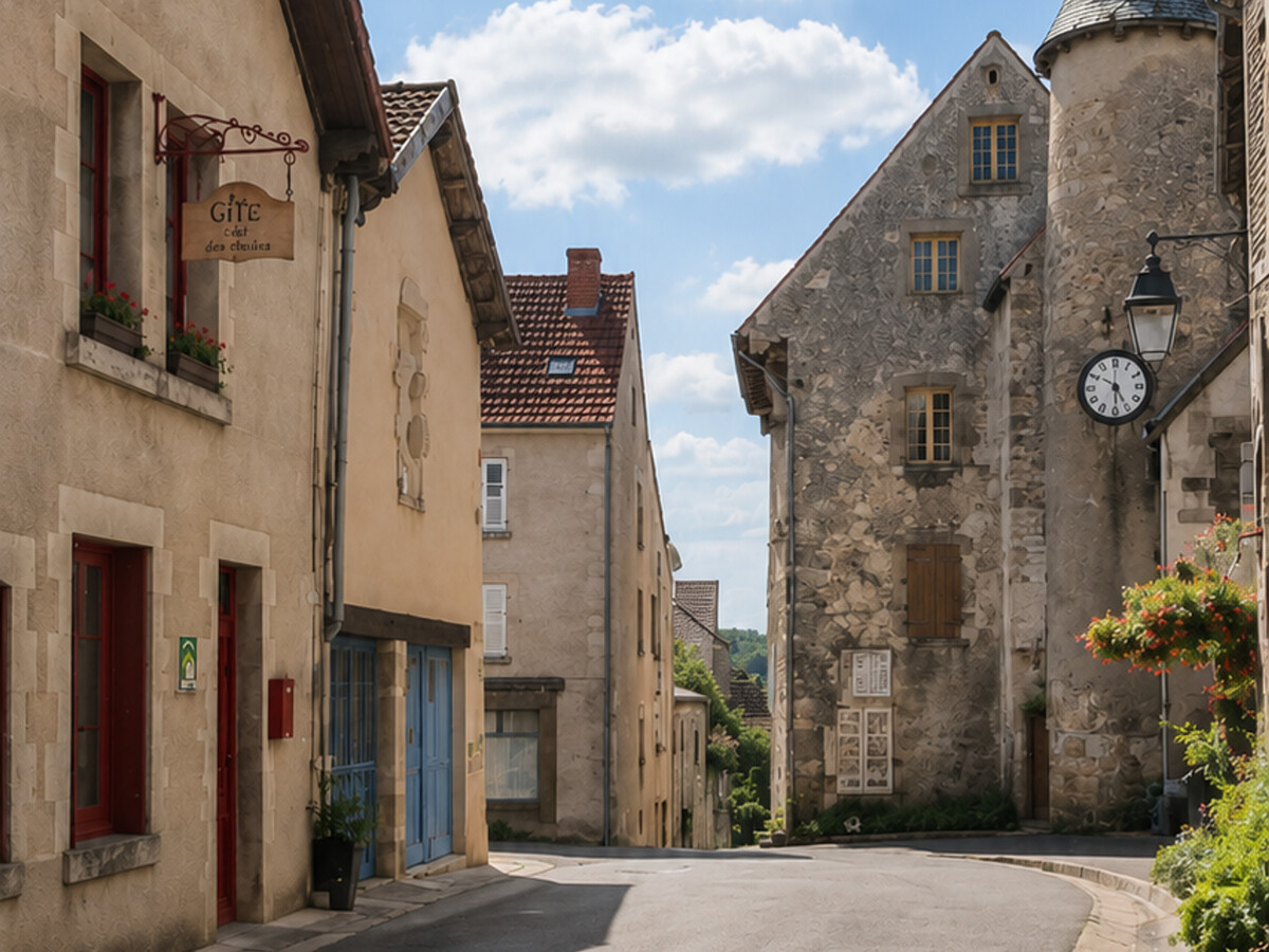 Le Bénédictin, gîte médiéval 6 pers. à Saint-Benoît-du-Sault - Photo 1
