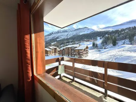 Studio skis aux pieds, balcon sud, animaux admis : photo 11