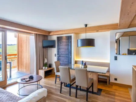 Location appartement à Les Saisies, Appartement 4 étoiles, spa, parking - Les Saisies, 8 pers