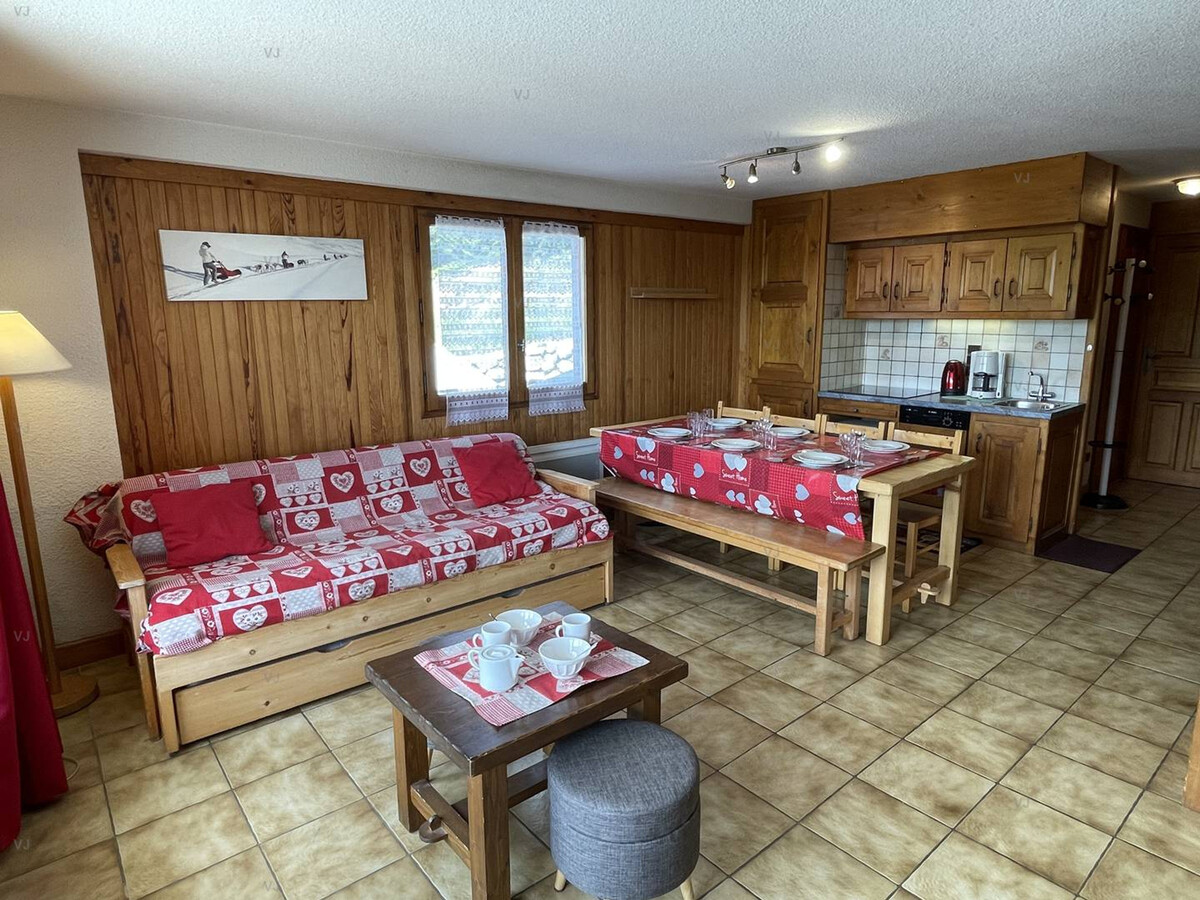 T2 aux Saisies, accès skis aux pieds, vue Beaufortain - Photo 1