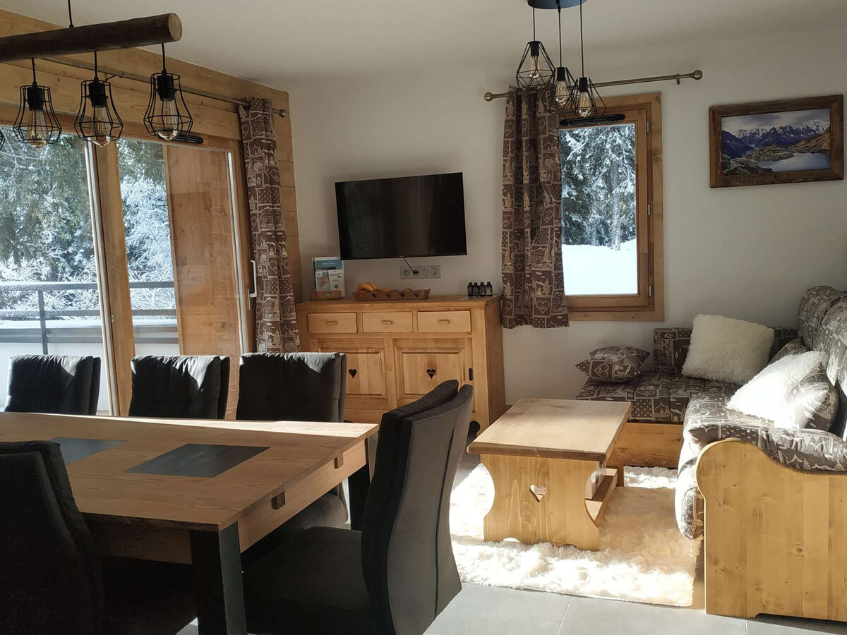 Appartement 7 pers. aux Saisies, baignoire balnéo, skis aux pieds - Photo 1