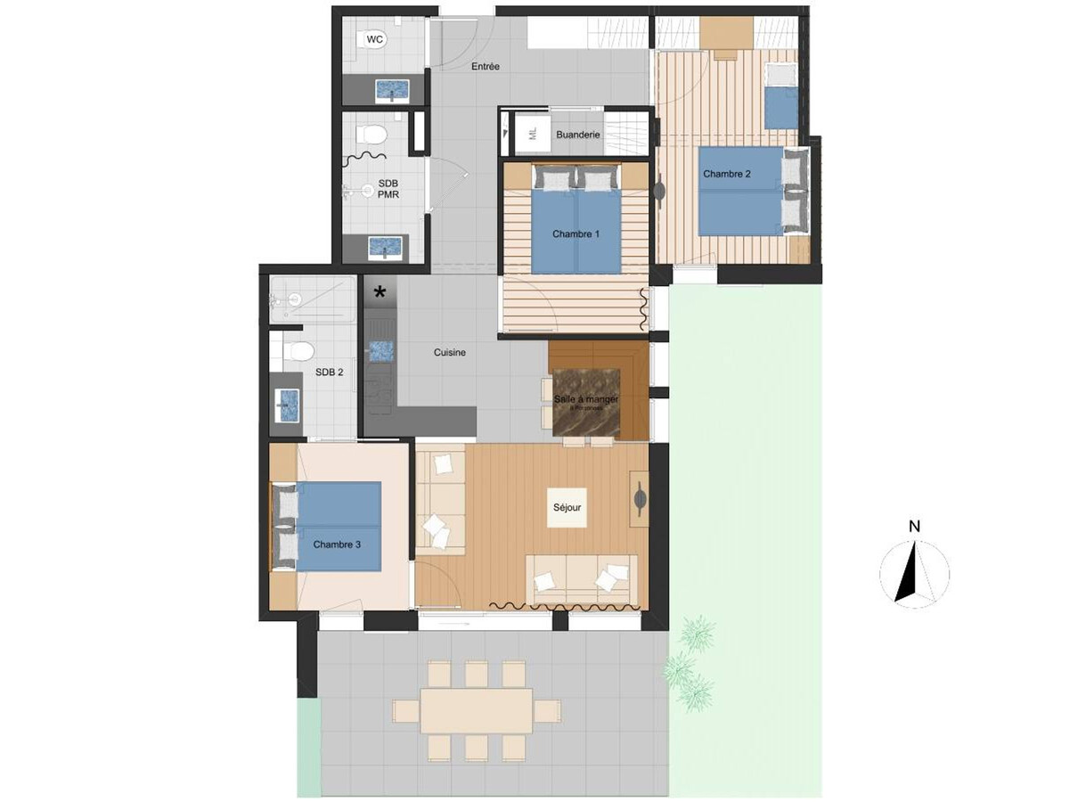 Appartement 8 pers. aux Saisies avec spa et accès piste - Photo 16