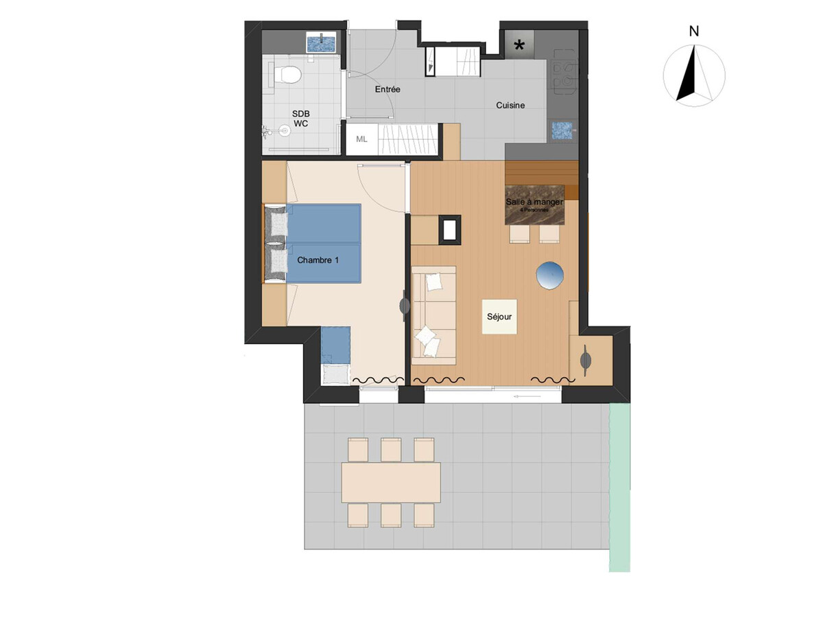 Appartement 4* spa aux Saisies, 50m des pistes - Photo 16