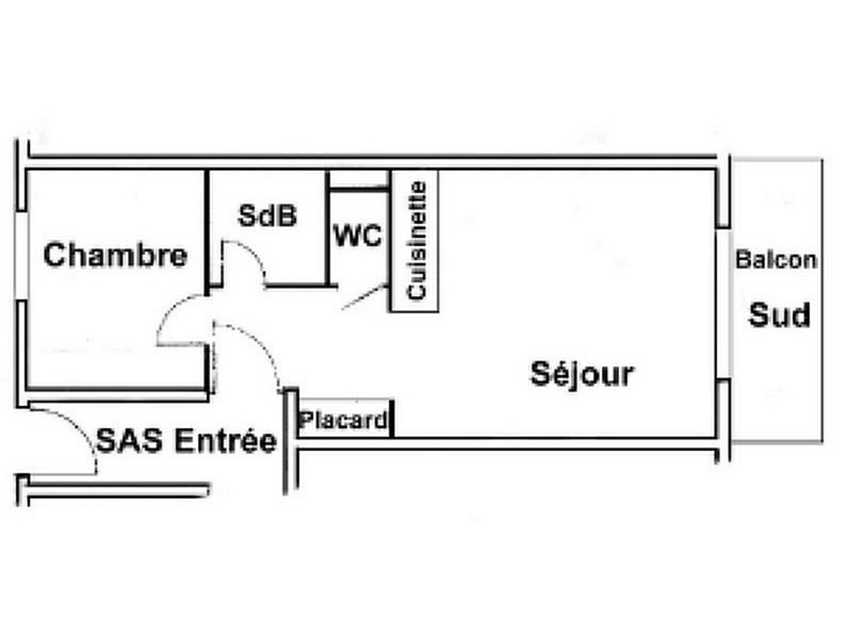 Appartement 1 chambre Les Saisies, vue Beaufortain - Photo 10