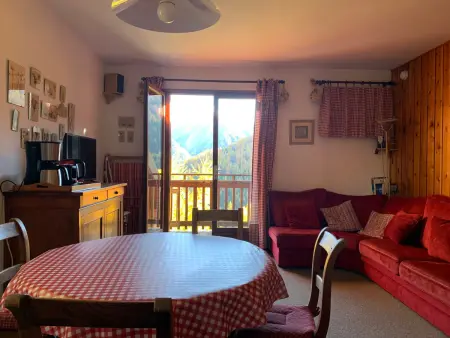 Location appartement à Pra Loup, Appartement calme 2 pièces, 6 pers, balcon, Pra Loup