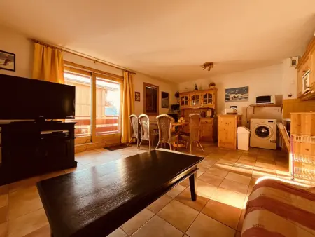 Location appartement à Peisey Vallandry, Appartement lumineux avec balcon, 2 chambres, proche des pistes