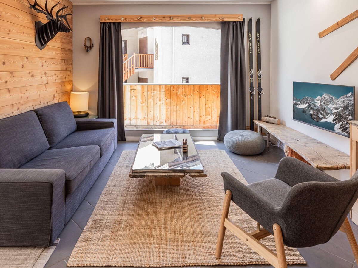 Appartement 6 personnes, terrasse ensoleillée au Monêtier - Photo 1