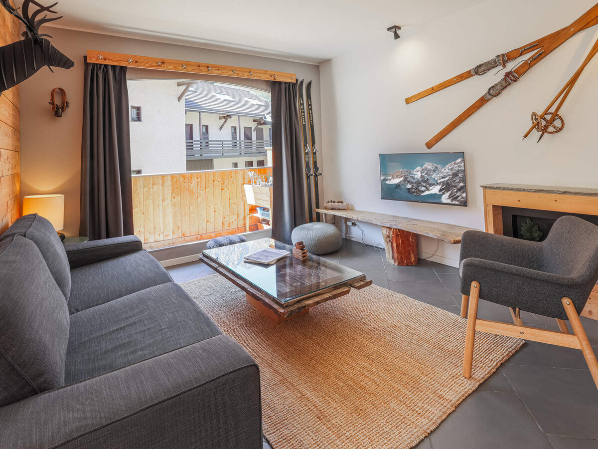 Appartement 6 personnes, terrasse ensoleillée au Monêtier - Photo 2