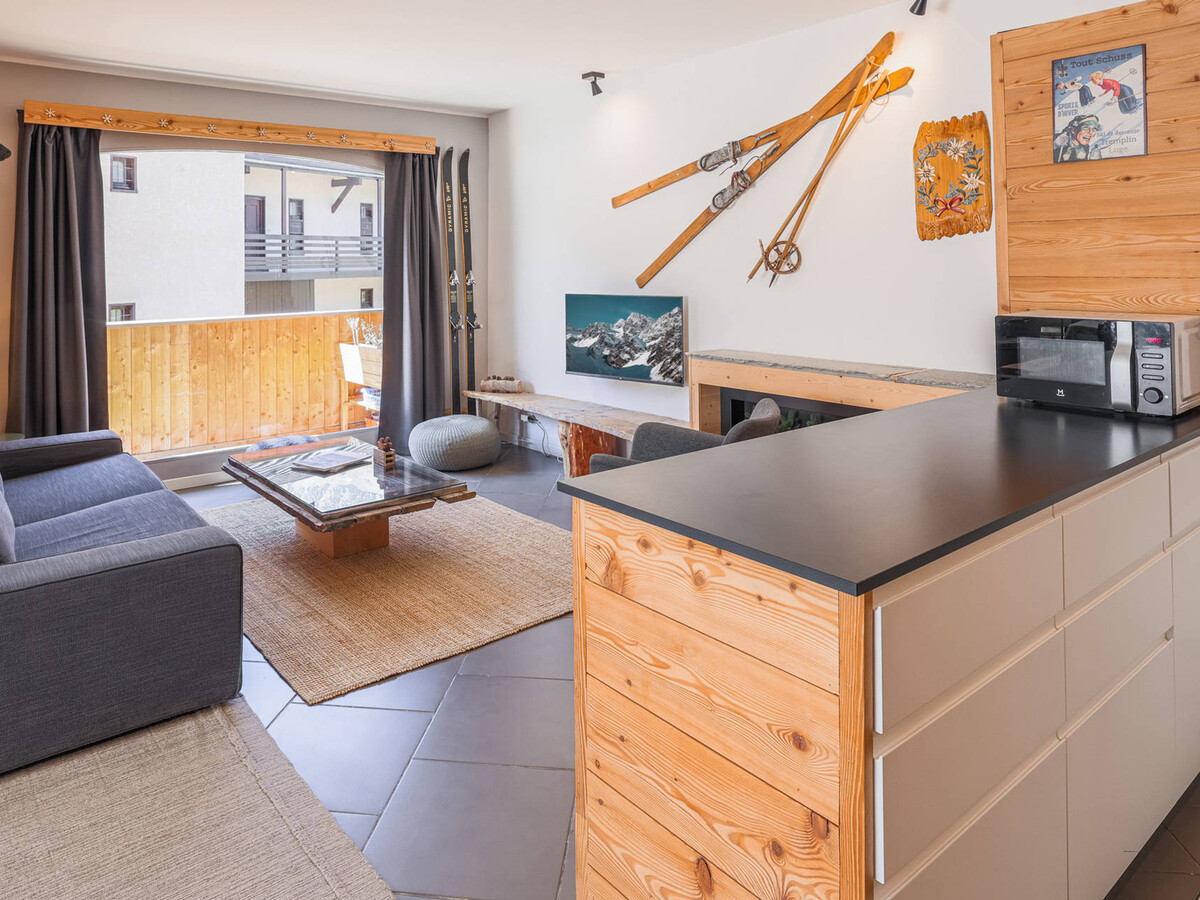 Appartement 6 personnes, terrasse ensoleillée au Monêtier - Photo 5