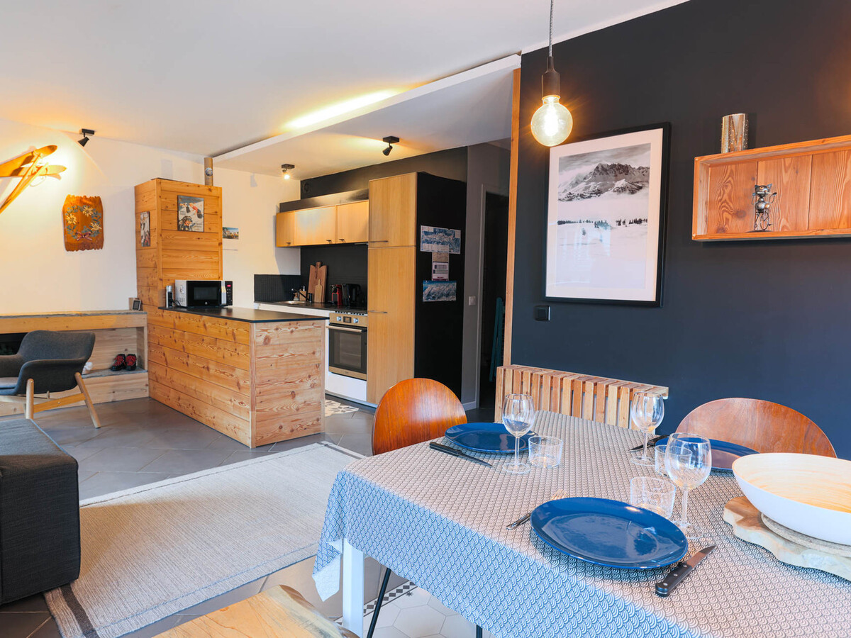 Appartement 6 personnes, terrasse ensoleillée au Monêtier - Photo 11