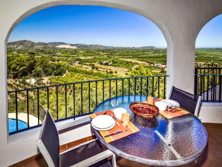 Villa Clementina à Pego : vue panoramique et piscine privée : photo 18