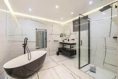 LL-95-JUAS, Villa de luxe avec piscine chauffée 6CH/12p - Cannes Juas - Photo 14