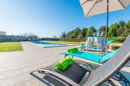 Villa Es Serral - Piscine d'eau salée à Sa Pobla : photo 6