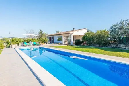 Villa Es Serral - Piscine d'eau salée à Sa Pobla : photo 13