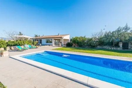 Villa Es Serral - Piscine d'eau salée à Sa Pobla : photo 16