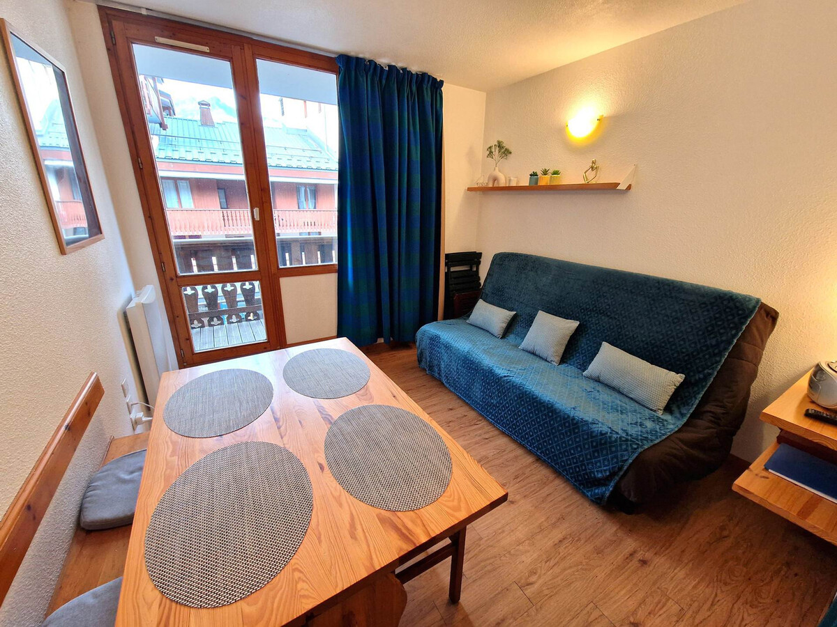 Studio 19m² centre Valfréjus, balcon place Bergers - Photo 2