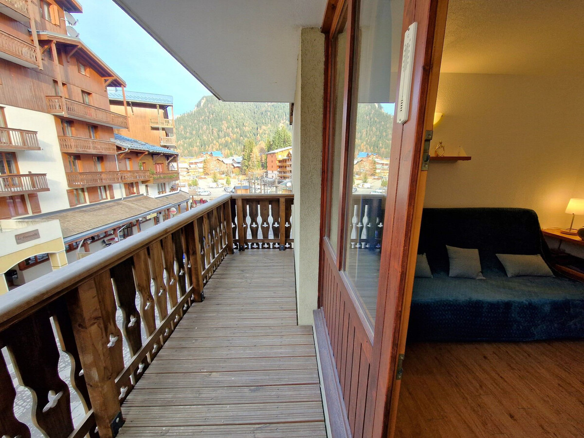 Studio 19m² centre Valfréjus, balcon place Bergers - Photo 5