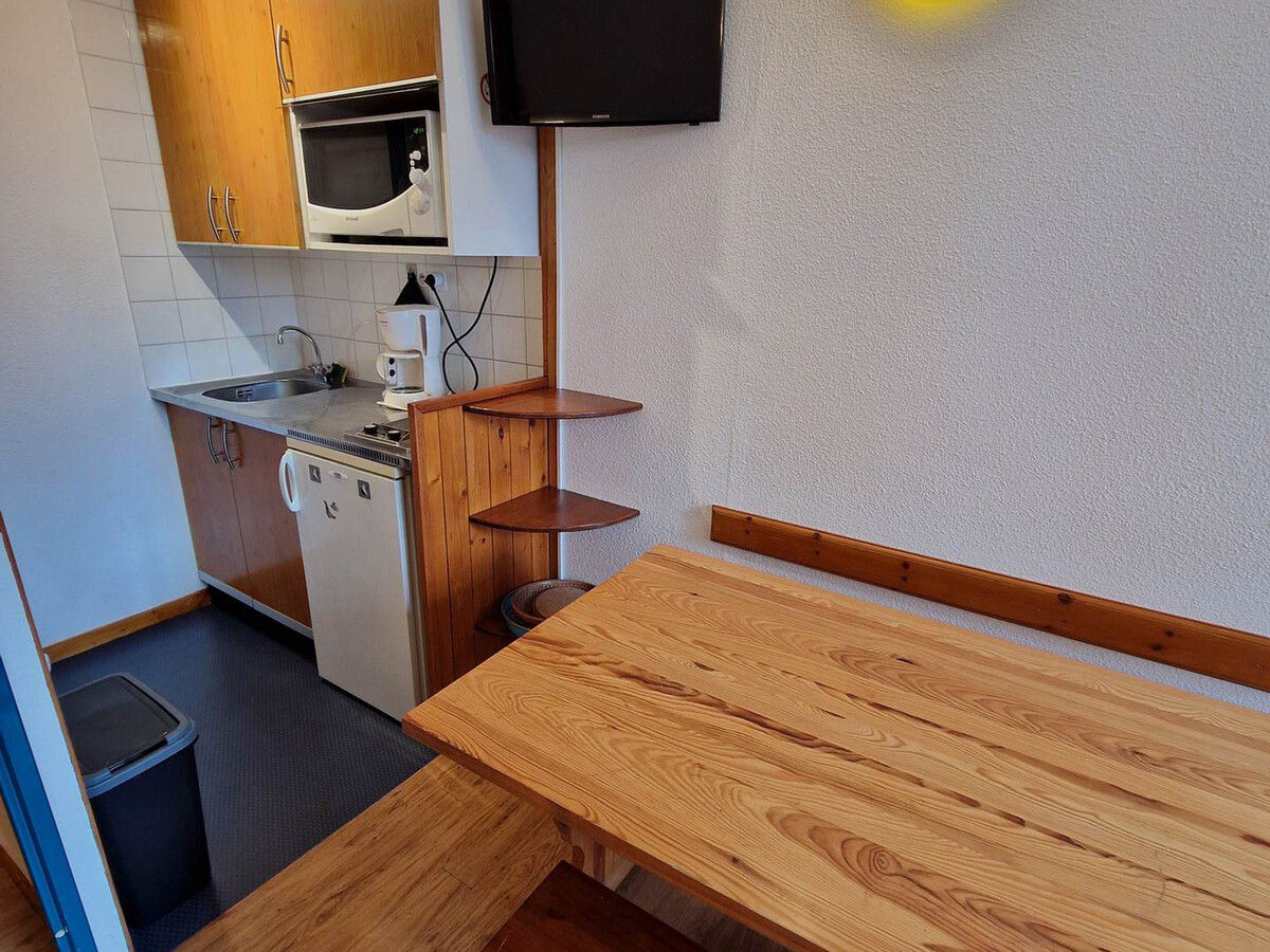Studio 19m² centre Valfréjus, balcon place Bergers - Photo 8