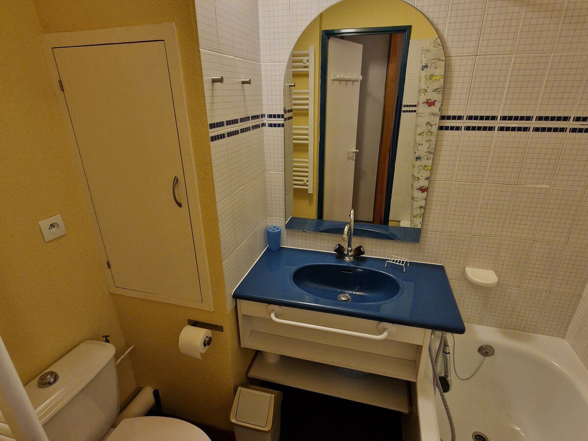 Studio 19m² centre Valfréjus, balcon place Bergers - Photo 15