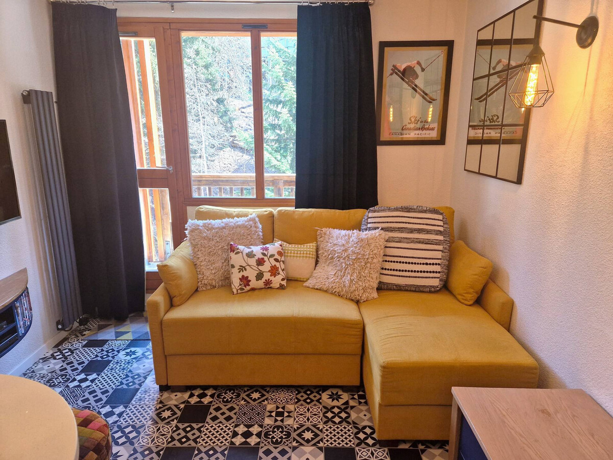 Studio 4 pers rénové avec balcon, centre Valfréjus - Photo 6