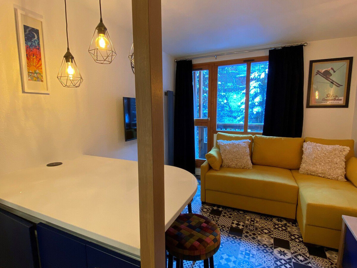 Studio 4 pers rénové avec balcon, centre Valfréjus - Photo 12