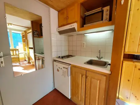 Studio 17 m² avec balcon et casier à skis à Plan Peisey : photo 4
