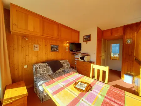 Studio 17 m² avec balcon et casier à skis à Plan Peisey : photo 6