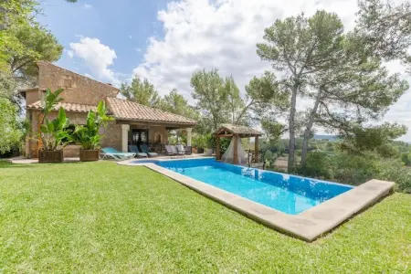 Villa Son Duri à Inca : piscine 8x4m et vue montagnes : photo 3
