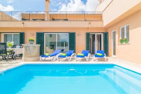 Villa Goixa à Lloseta : piscine et terrasse : photo 7