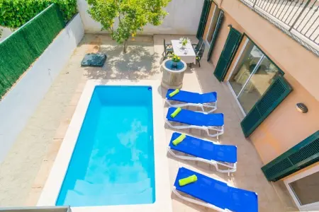 Villa Goixa à Lloseta : piscine et terrasse : photo 8
