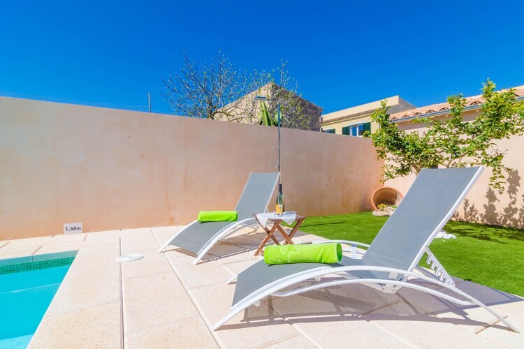 Villa Ca Ses Nines : piscine d'eau salée à Ariany - Photo 7