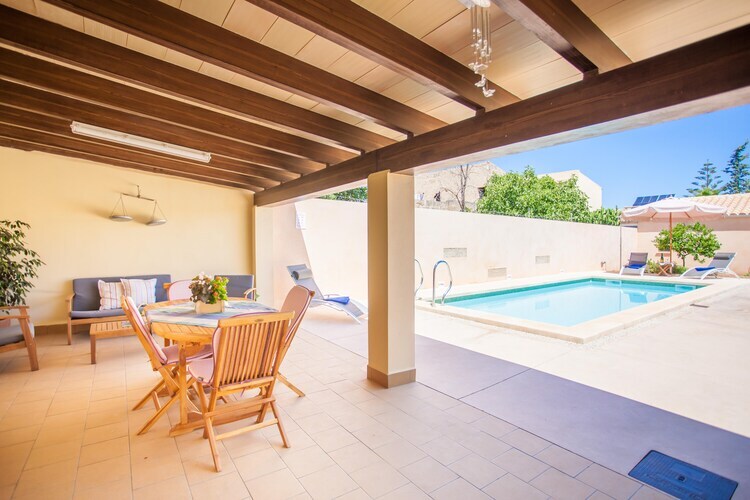 Villa Ca Ses Nines : piscine d'eau salée à Ariany - Photo 23