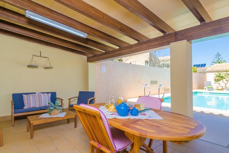 Villa Ca Ses Nines : piscine d'eau salée à Ariany - Photo 24