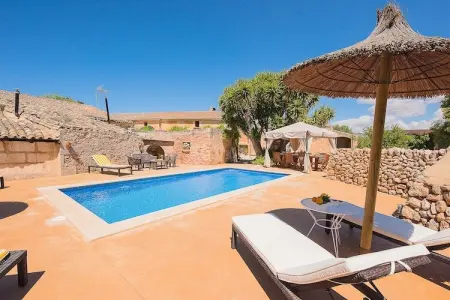 Son Caldés - Villa majorquine 500 ans, piscine : photo 3