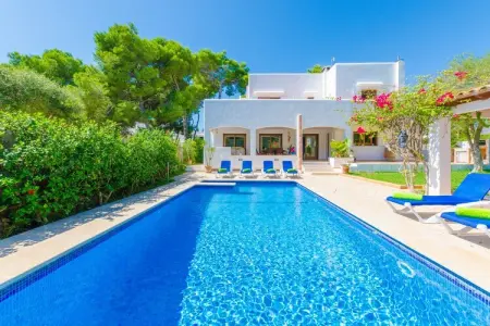 Villa Ca N'estel, piscine 7.5m et plage à Cala d'Or : photo 28