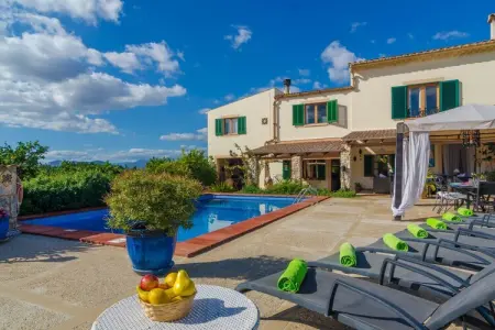 Location villa à Muro, Illes Balears, Charmante Villa avec Piscine