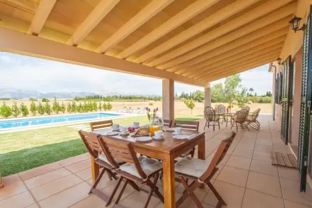 Villa S'estacio à Muro : piscine 10x5m et jardin 120m² : photo 25