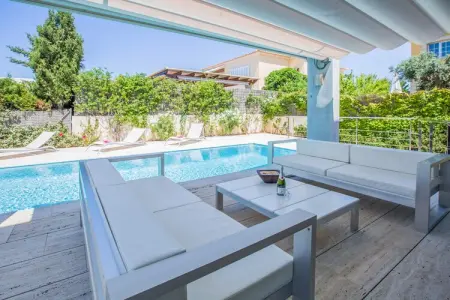 Villa Agusmar – 10 pers, piscine sel et terrasse vue mer : photo 6