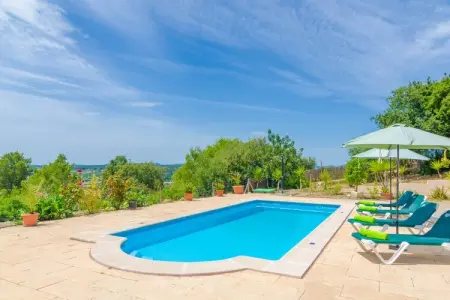 Villa Son Morey, piscine saline et terrasses à Vilafranca : photo 5