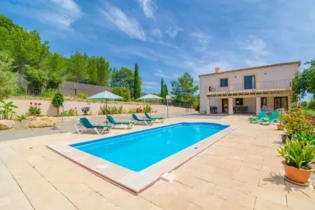 Villa Son Morey, piscine saline et terrasses à Vilafranca : photo 8