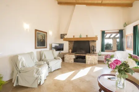 Villa Son Morey, piscine saline et terrasses à Vilafranca : photo 11