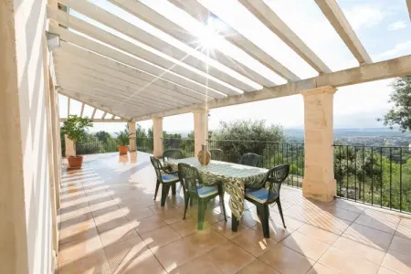 Villa Son Morey, piscine saline et terrasses à Vilafranca : photo 16