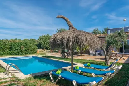 Villa Son Blau, piscine 8x4m à Llucmajor : photo 11