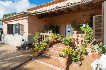 Villa Can MarÇal à Marratxí, piscine et tennis : photo 5